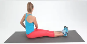 seated trunk twist
